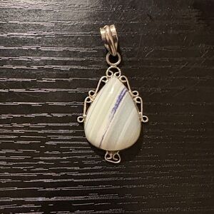 Sterling silver necklace charm